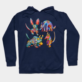 Dia de muertos animals Hoodie